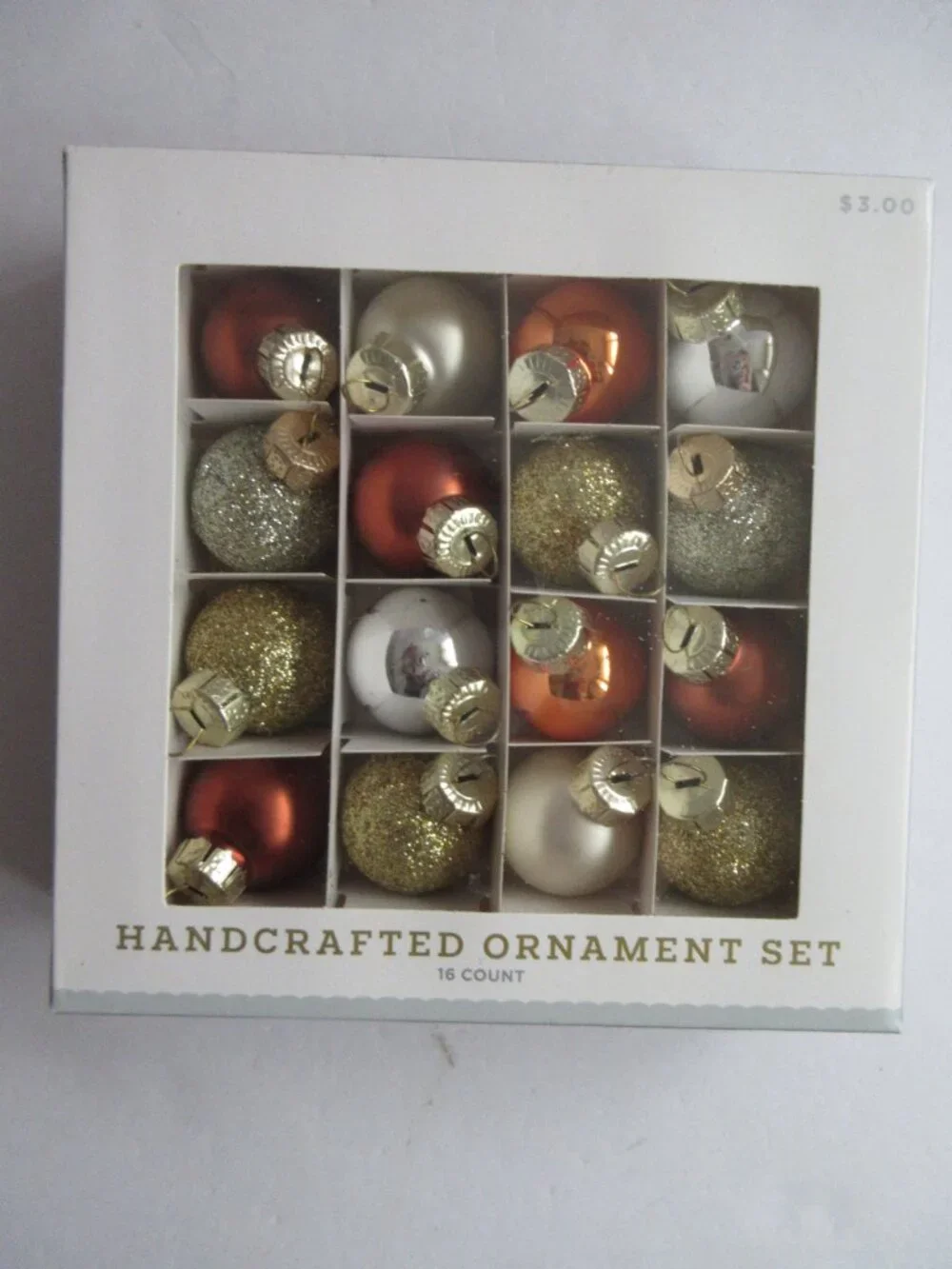 Target Wondershop Handcrafted Mini Glass Christmas Ornament 2 Boxes/32 total